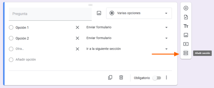 Cómo habilitar comentarios en preguntas de varias opciones en Formularios de Google Image-4