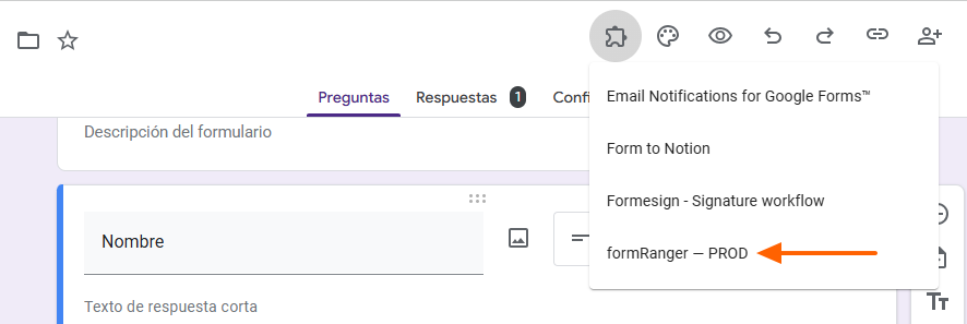 Cómo usar Form Ranger en Google Forms Image-3