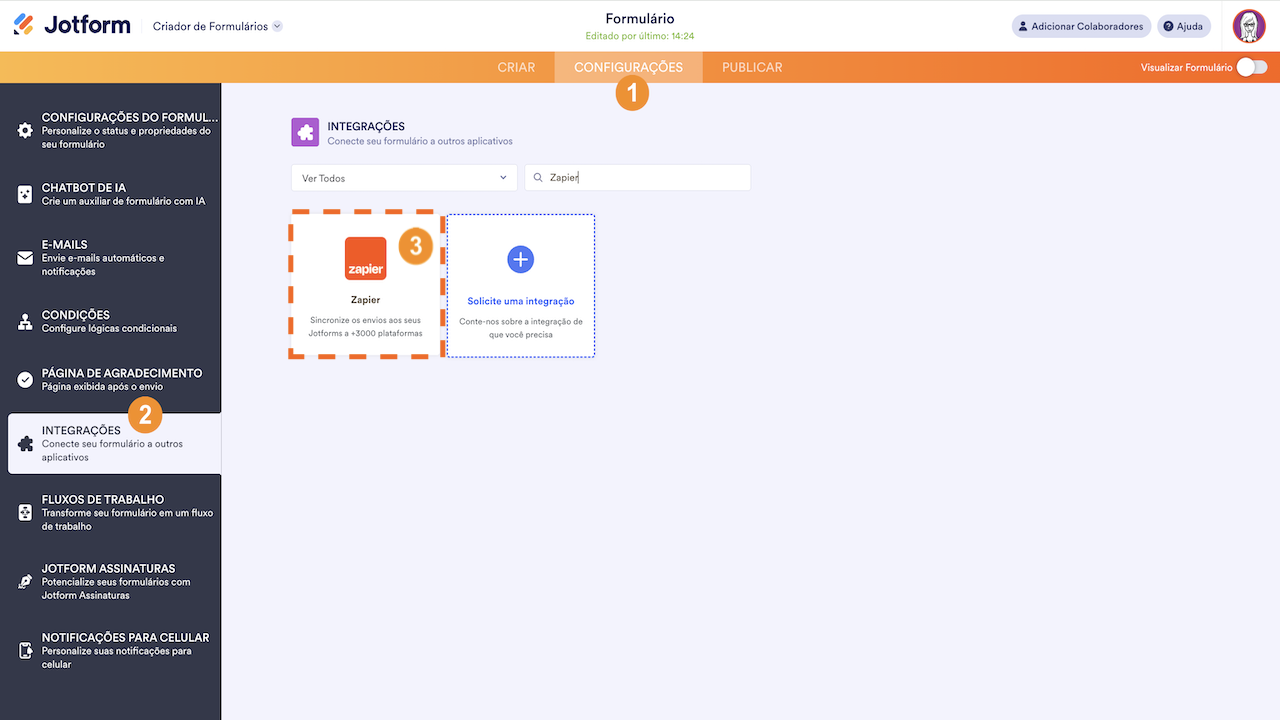 Integração ao Zapier