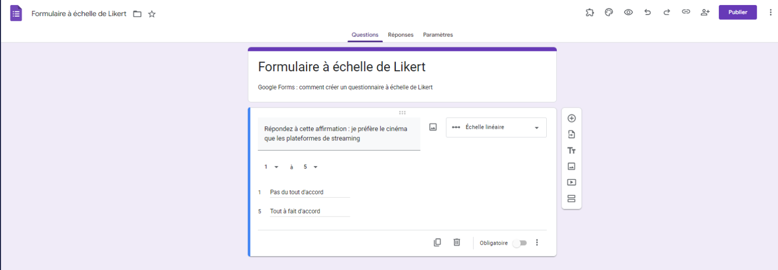 Comment créer des questions à échelle de Likert dans Google Forms Image-3
