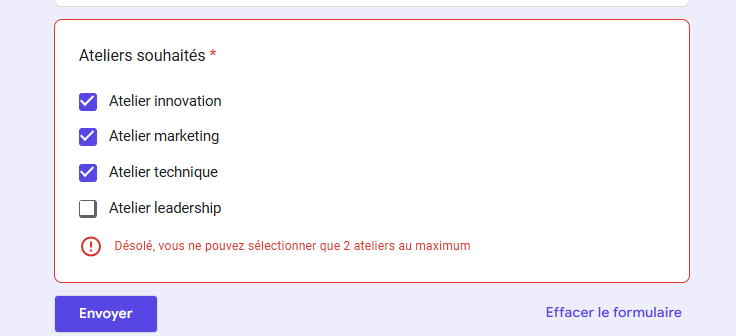 Comment utiliser la validation des réponses dans Google Forms Image-1