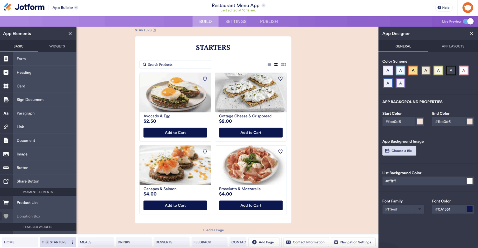 How to design a restaurant menu | The Jotform Blog
