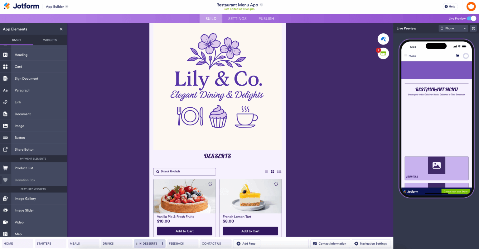 How to design a restaurant menu | The Jotform Blog
