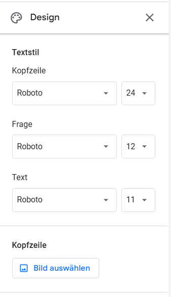 Das Formular selbst anpassen
