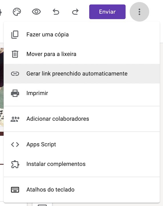Como pré-preencher um formulário do Google Image-1