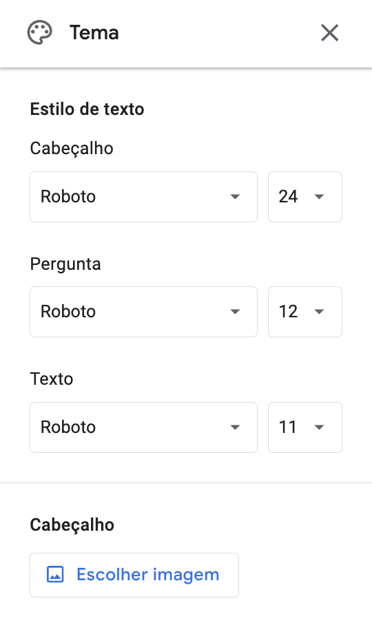 Personalizando seu próprio formulário