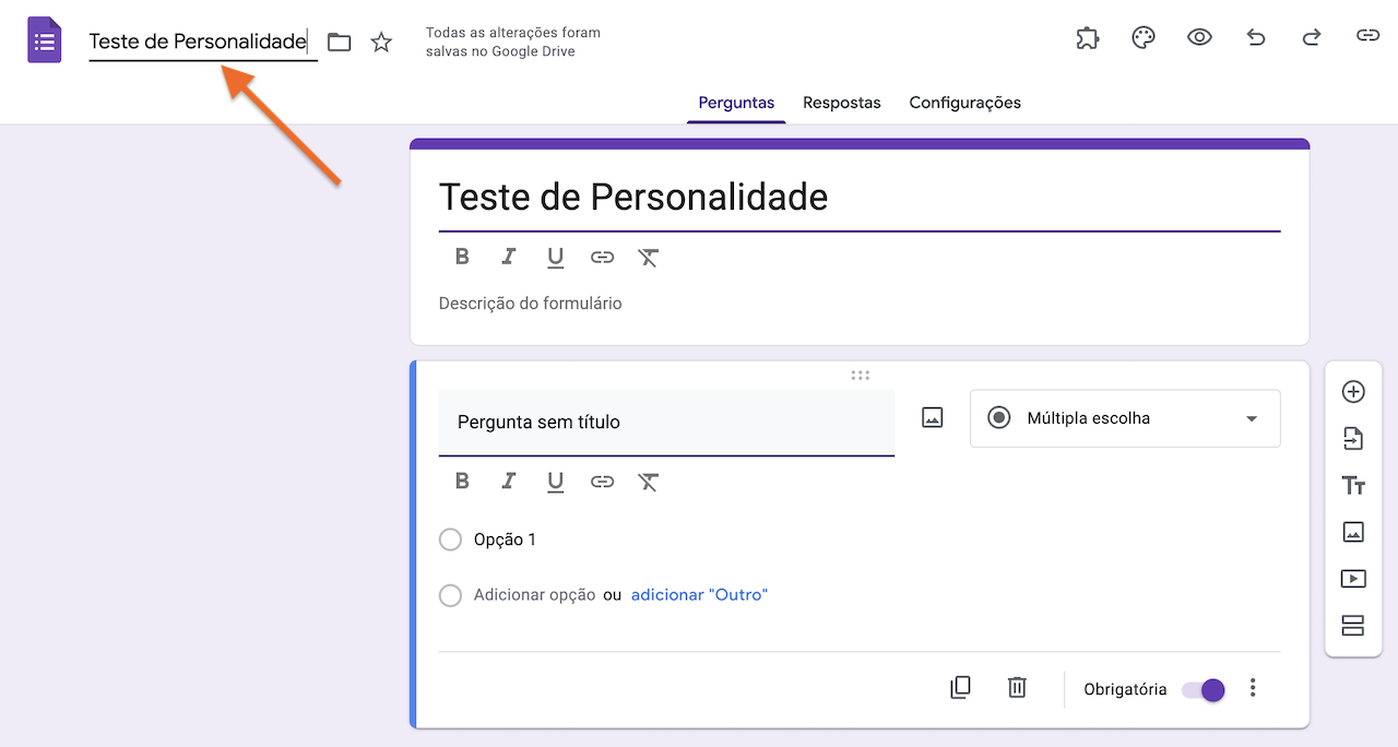 Teste de personalidade online sem perguntas