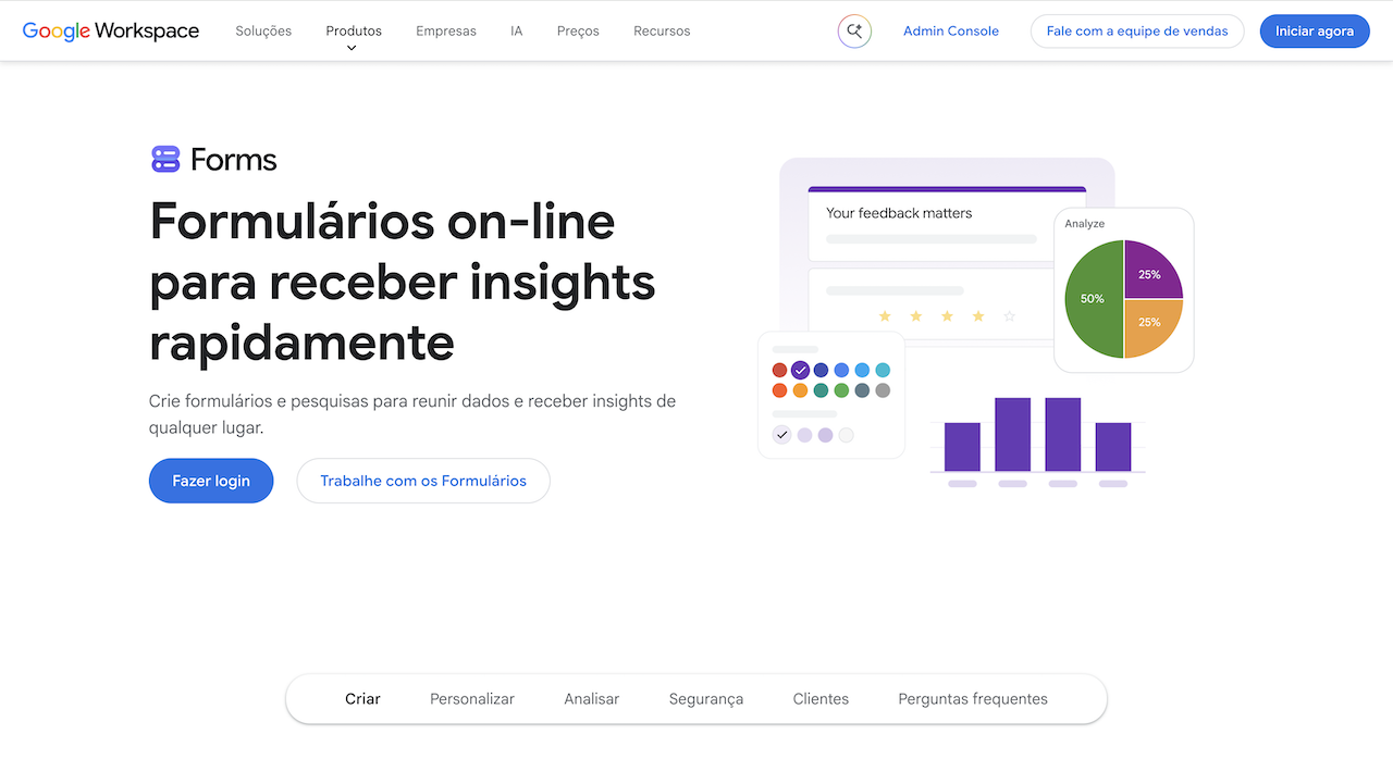 Formulários Google