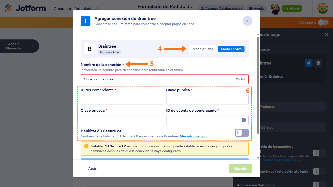 Cómo integrar su formulario con Braintree Image-13