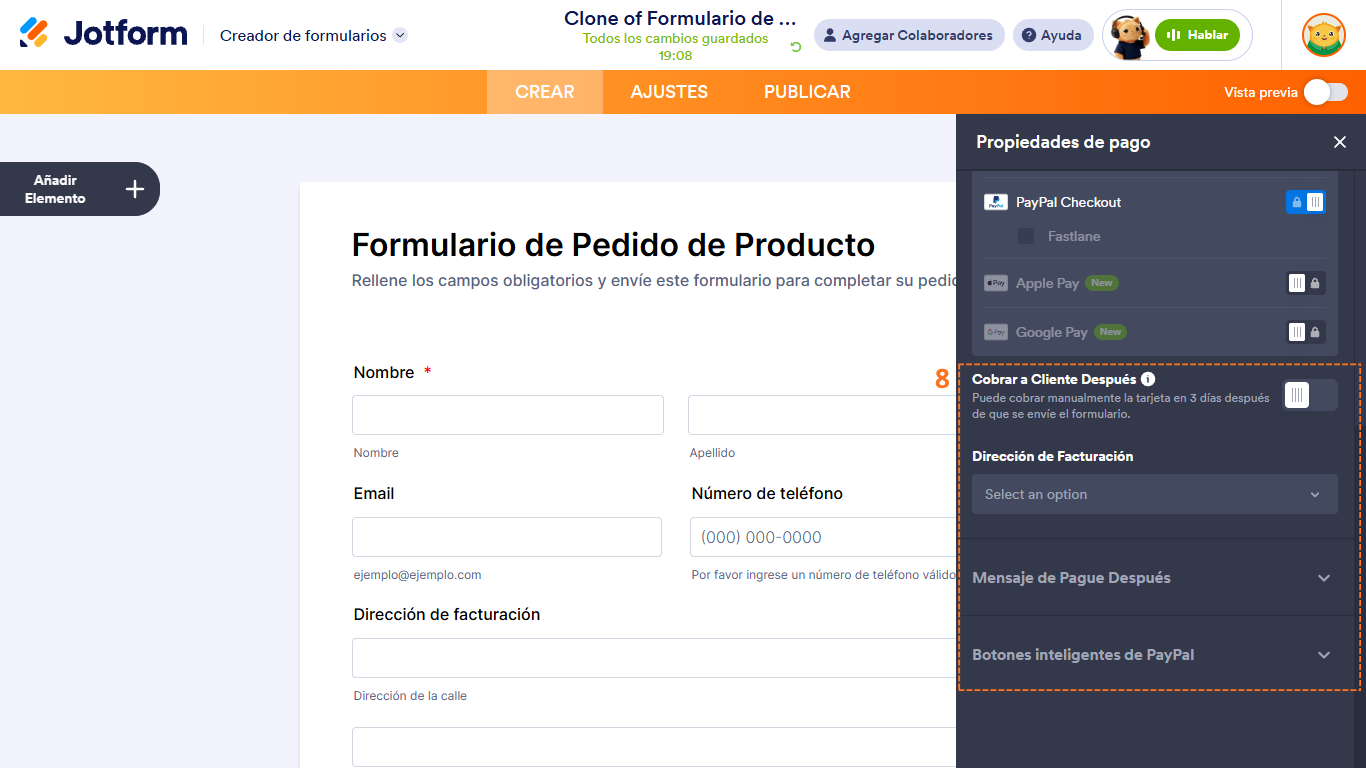 Cómo integrar PayPal con Jotform Image-6