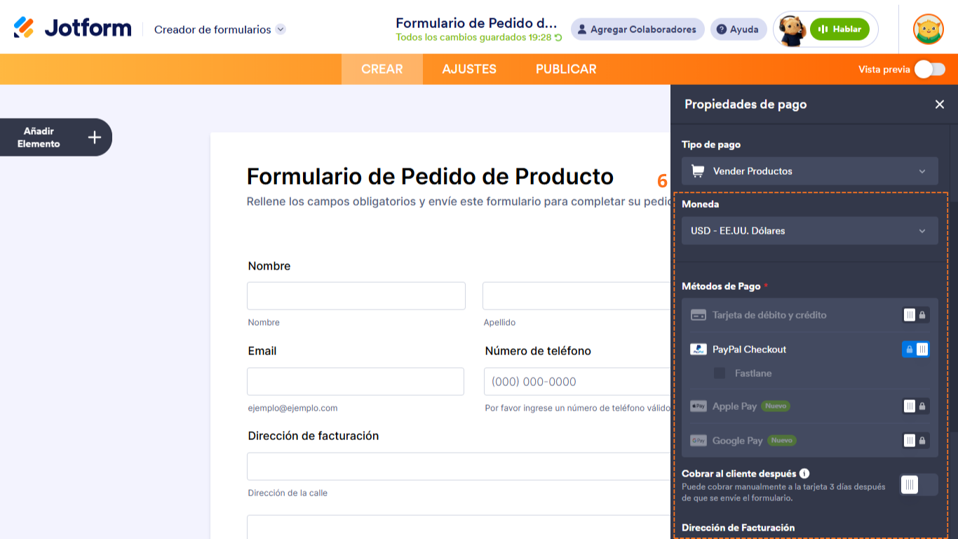 Cómo crear formularios de pago con PayPal Image-4