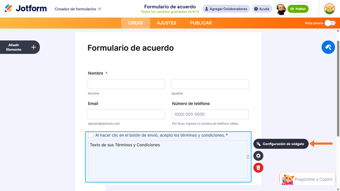 Creando Términos y Condiciones Desplazables Image-3