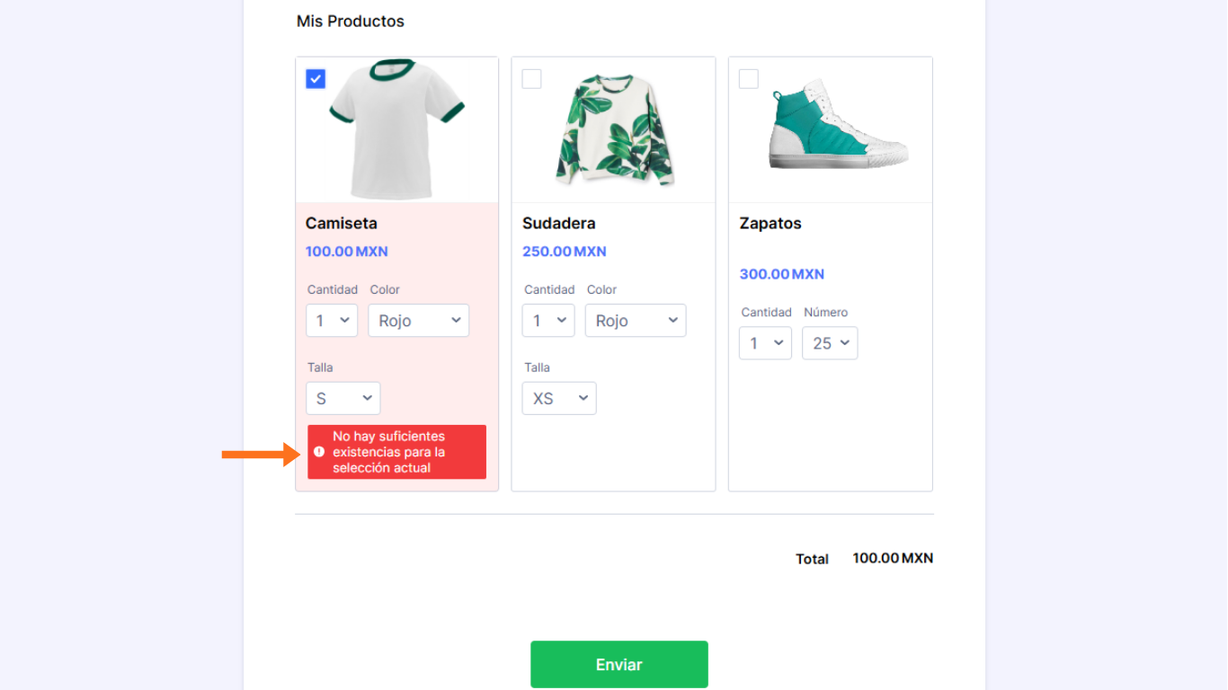 Cómo habilitar y gestionar el inventario de productos en los campos de pago Image-8