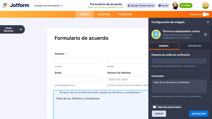 Creando Términos y Condiciones Desplazables Image-4