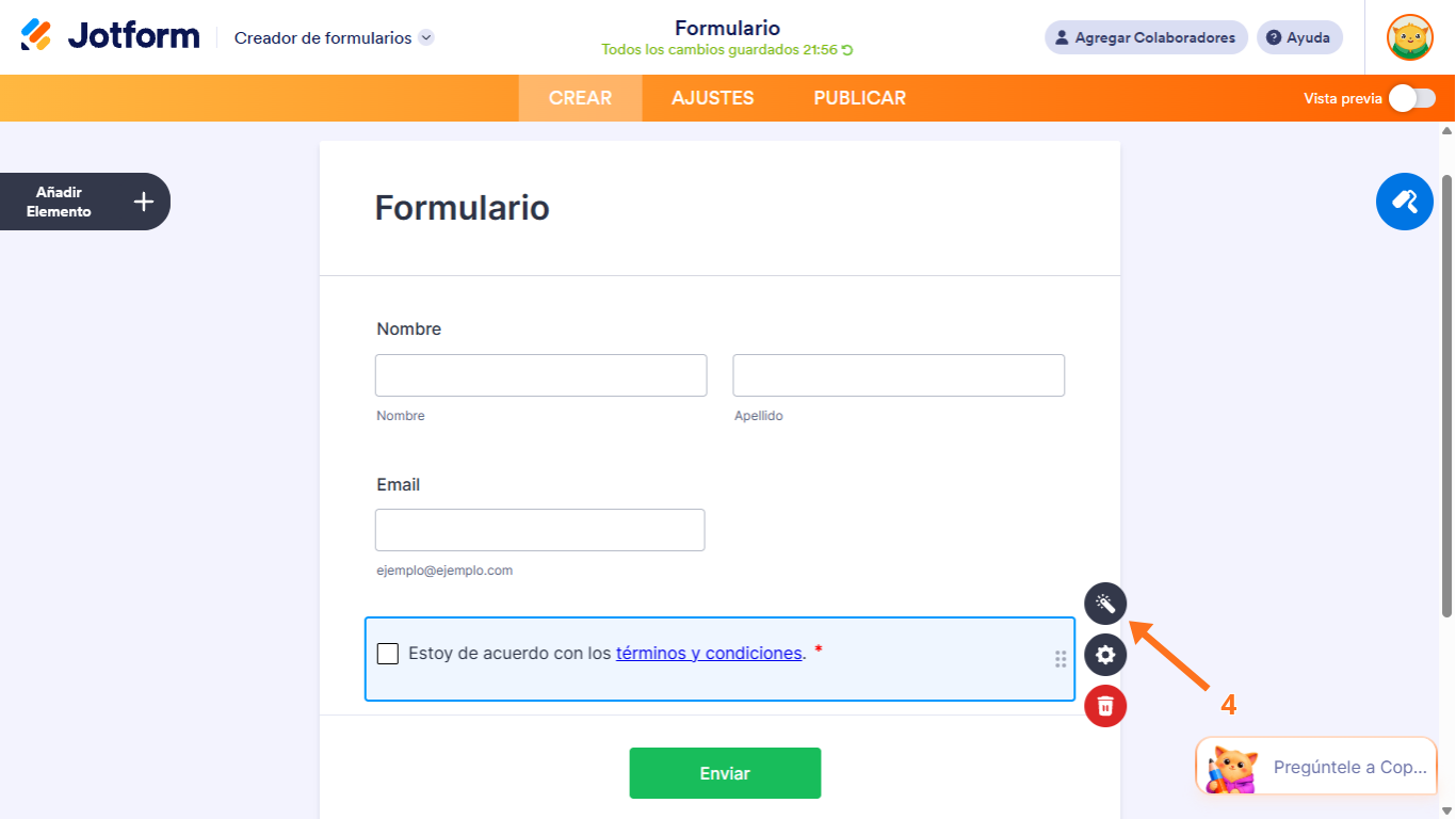 Añadir un Acuerdo de Licencia a un Formulario Image-3