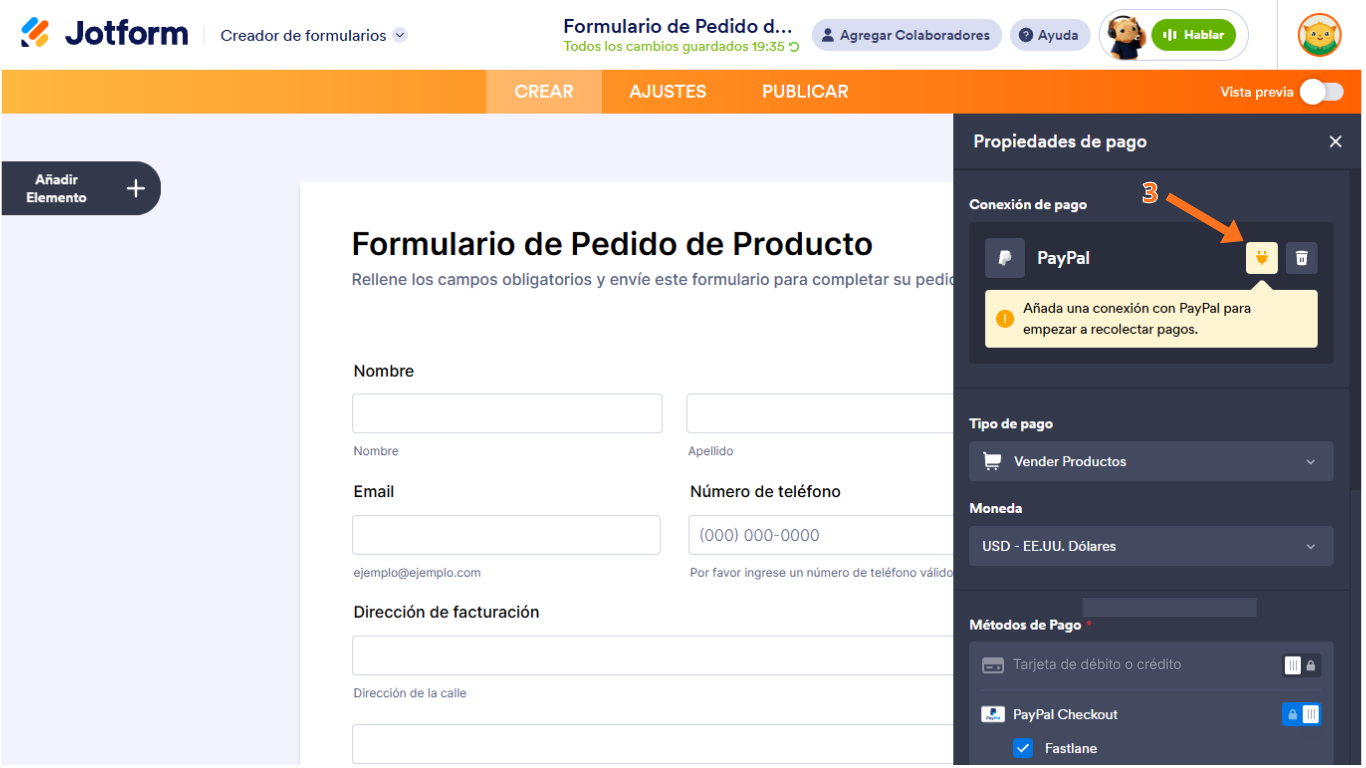 Cómo integrar PayPal con Jotform Image-9