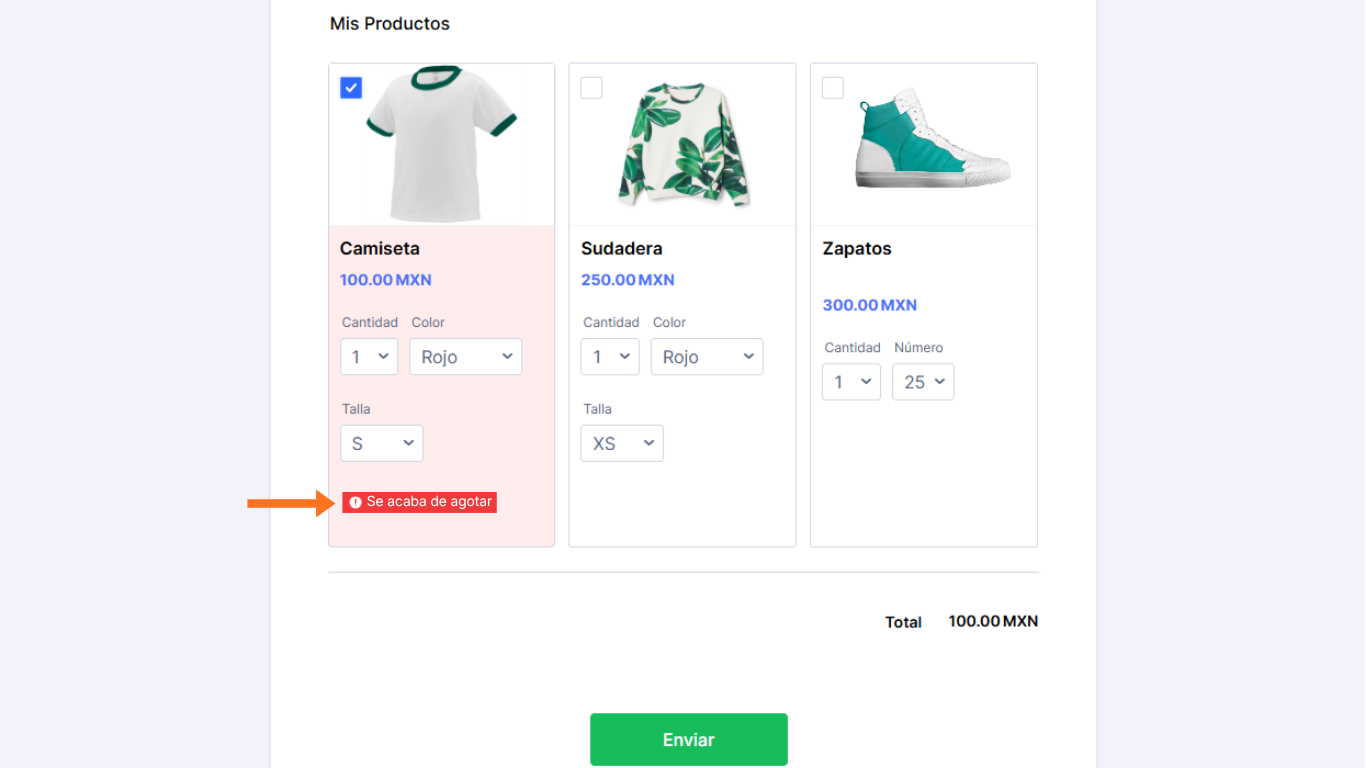 Cómo habilitar y gestionar el inventario de productos en los campos de pago Image-9