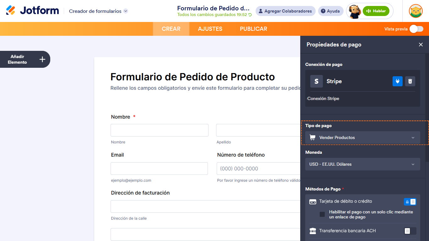 Cómo enviar datos personalizados a Stripe Payments Image-2