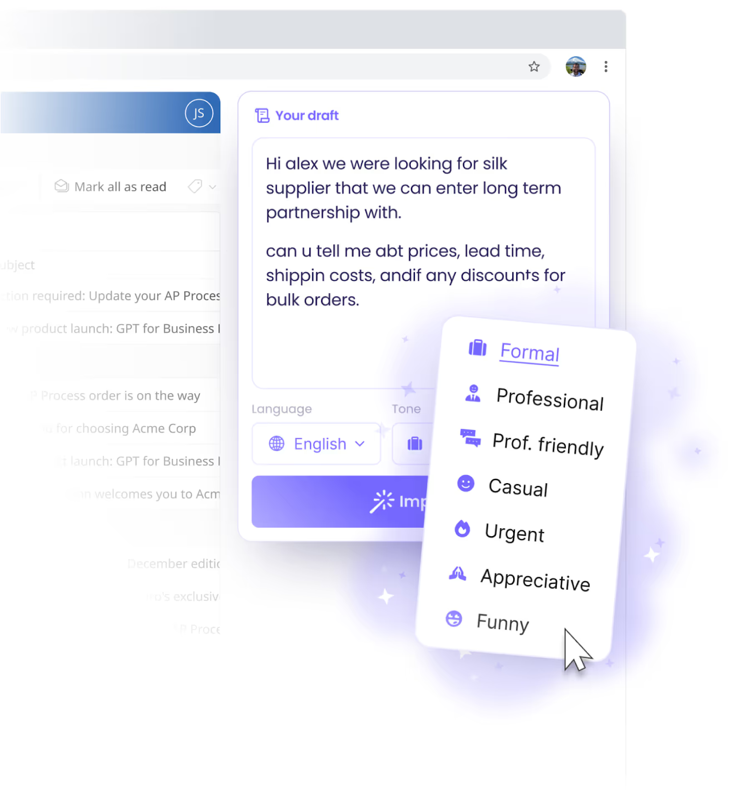 MailMaestro Draft Generator