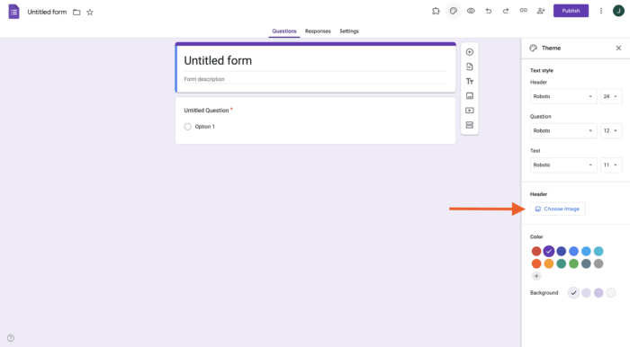 How to add a logo to a Google Form | Jotform Blog