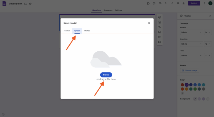 How to add a logo to a Google Form | Jotform Blog