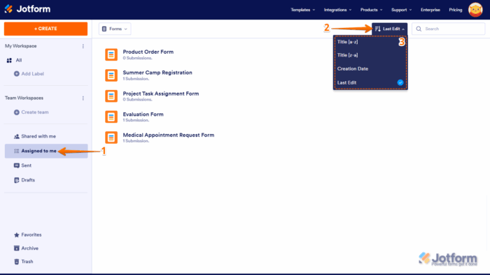 View Form Items How to View Forms and Workflows Assigned to You