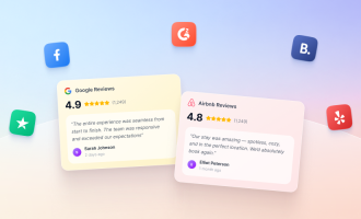 Colete e exiba avaliações do Google, Yelp, Airbnb e mais com os widgets de avaliações da Jotform