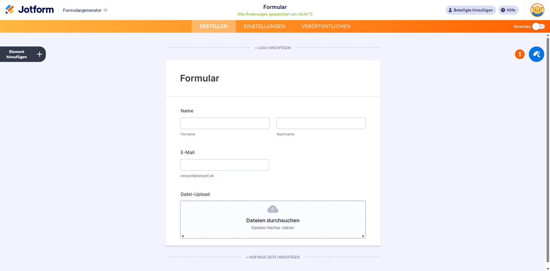So verwenden Sie Google Fonts und benutzerdefinierte Schriftarten in Jotform Image-1