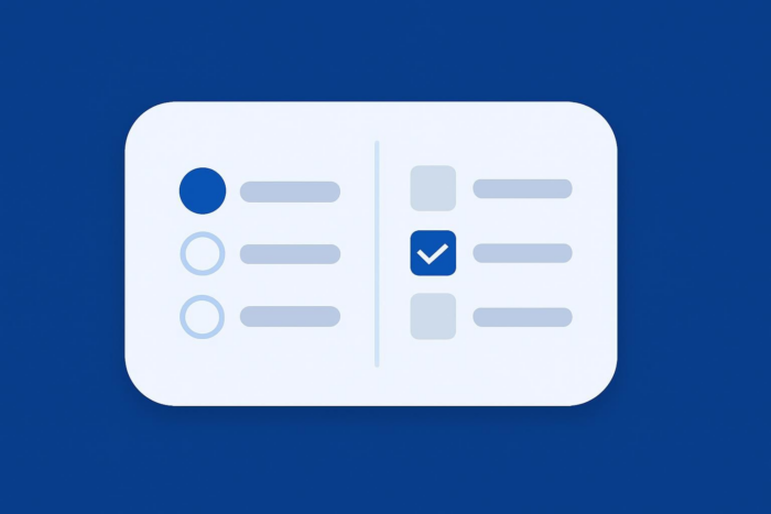 Google Forms’ multiple choice vs checkboxes: What's the difference?