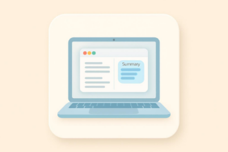 How to summarize an article on Mac