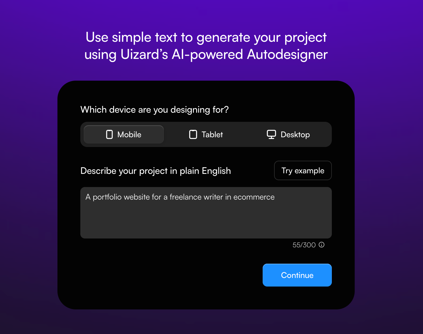 AI-powered Autodesigner of AUizard