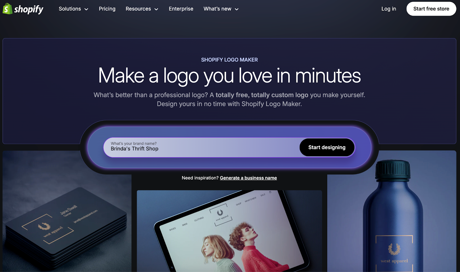 Hatchful by Shopify Landing