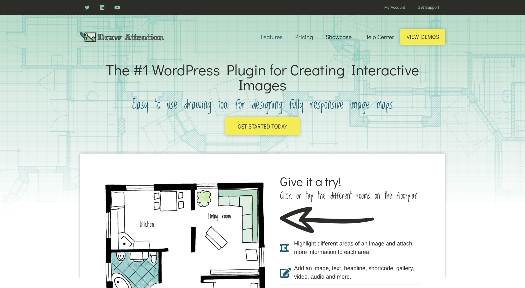 Draw Attention Landing