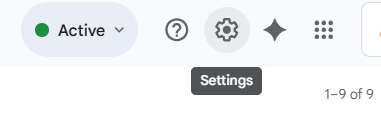 Settings Button
