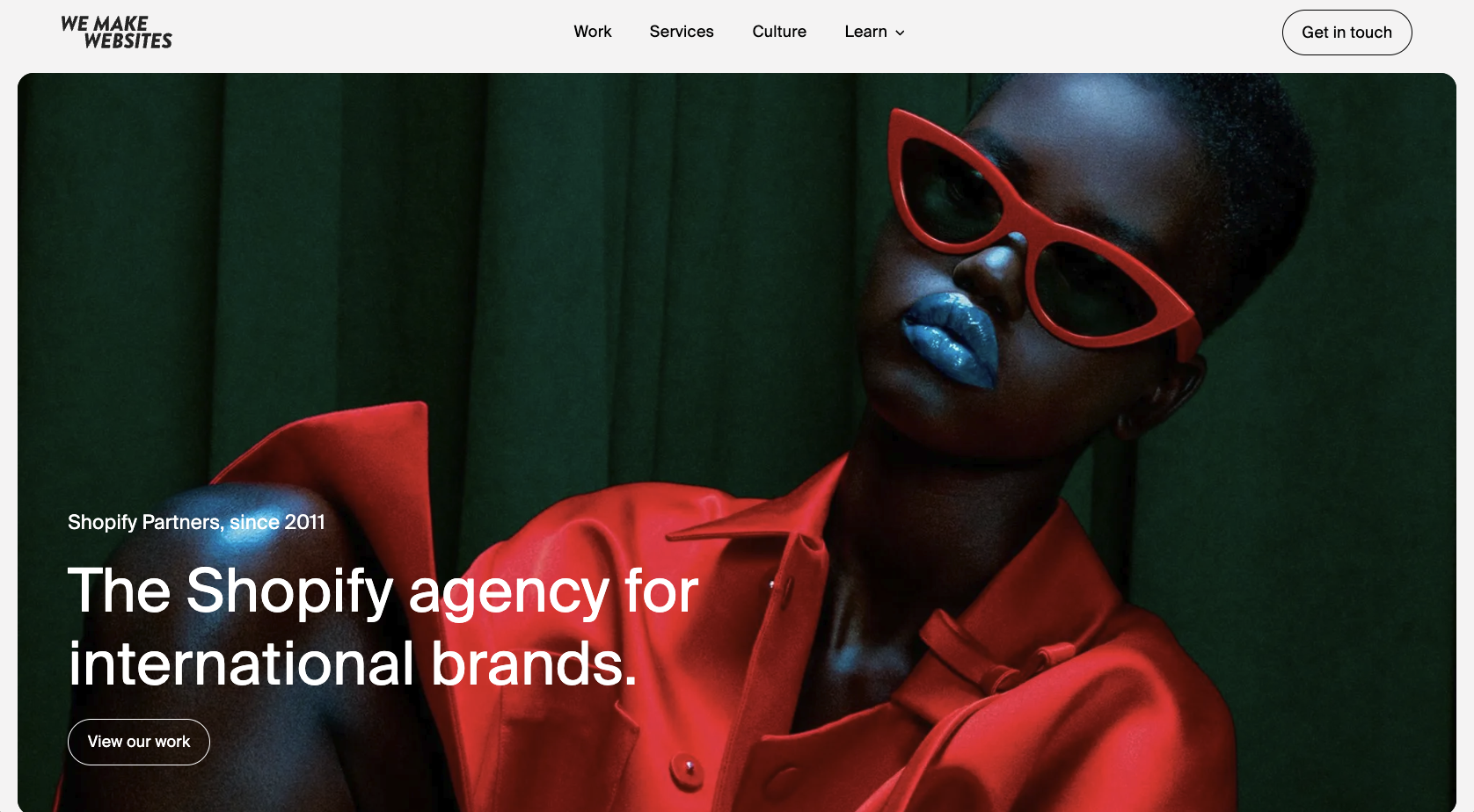 We Make Websites Landing Page