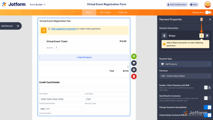 How to Use Reusable Payment Connections with Jotform