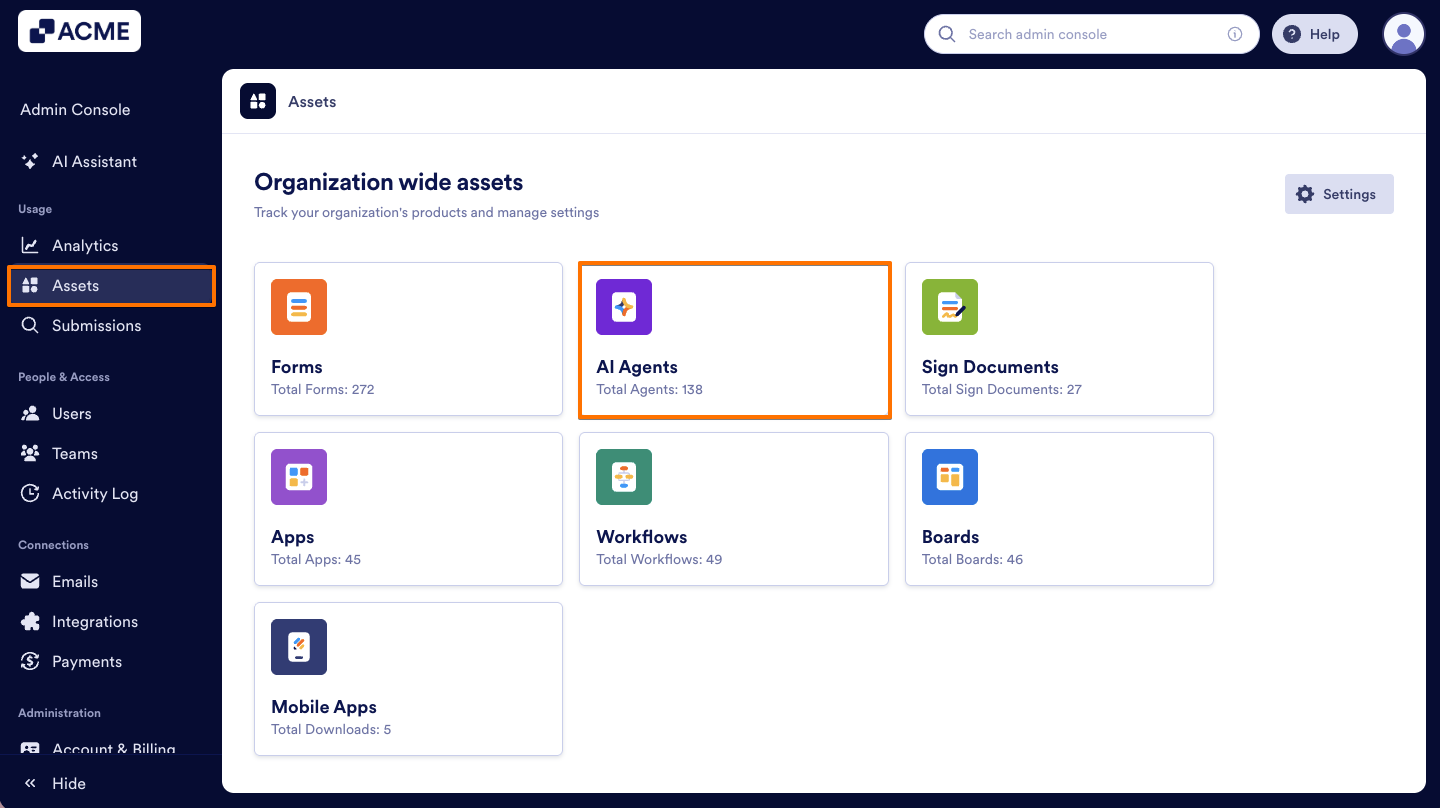 How to Enable or Disable Individual Agents in Your Organization from the Admin Console Image-1