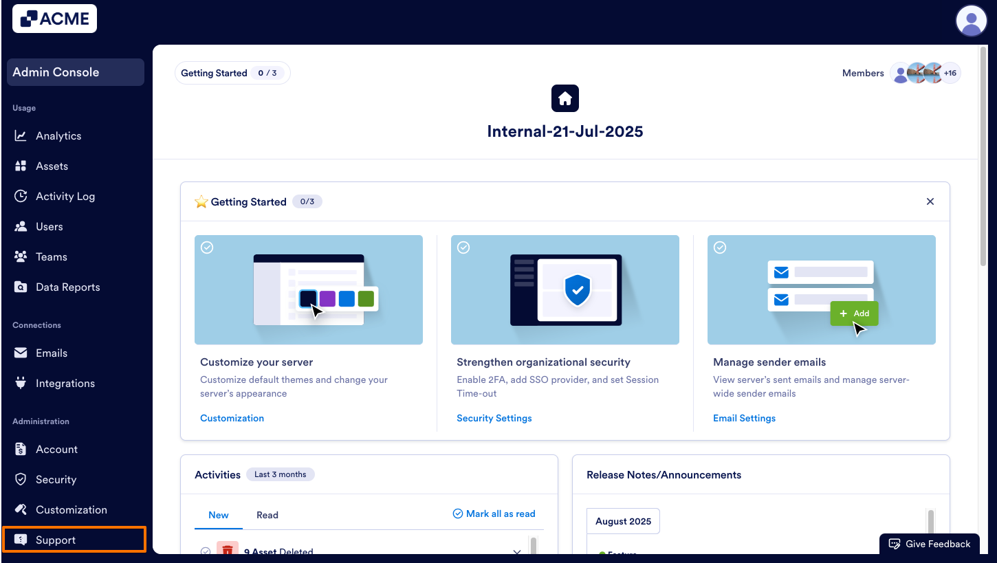 How to Create Support Tickets from the Admin Console Image-1