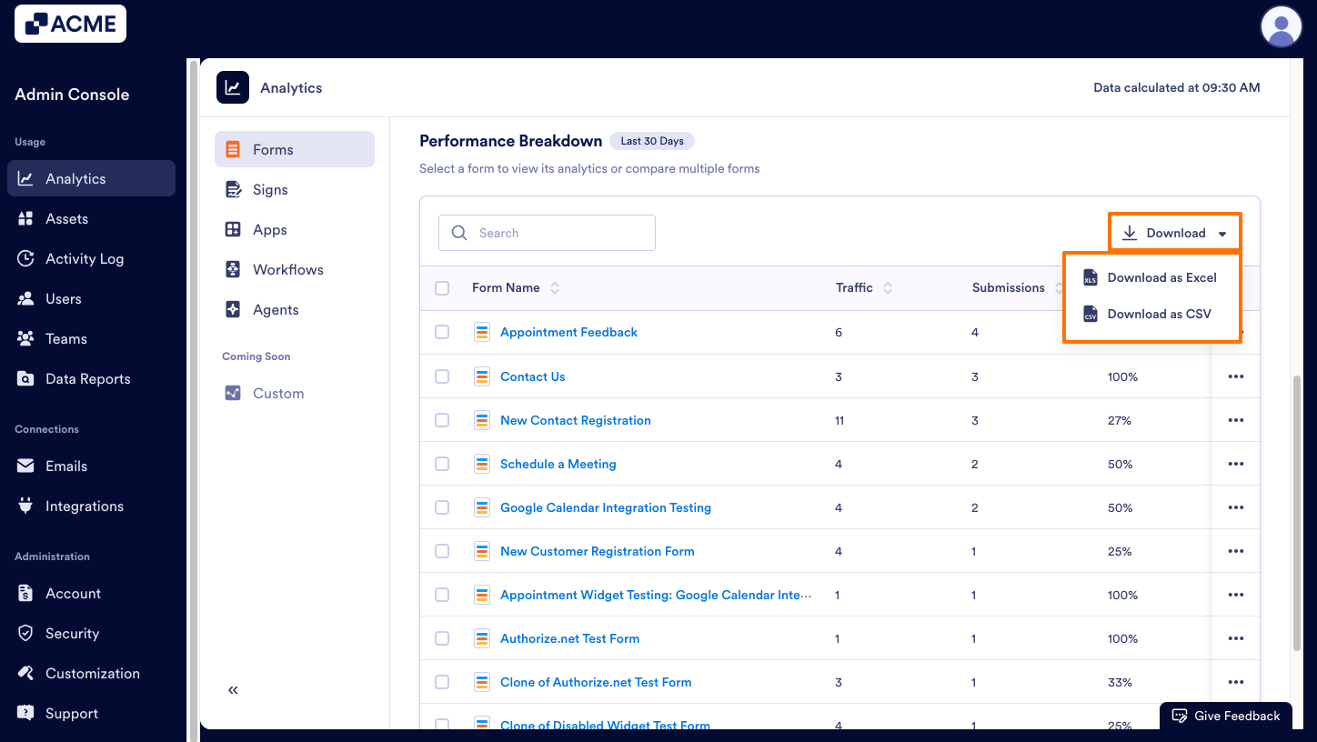 How to Analyze Forms Usage in your Organization from the Admin Console Image-15