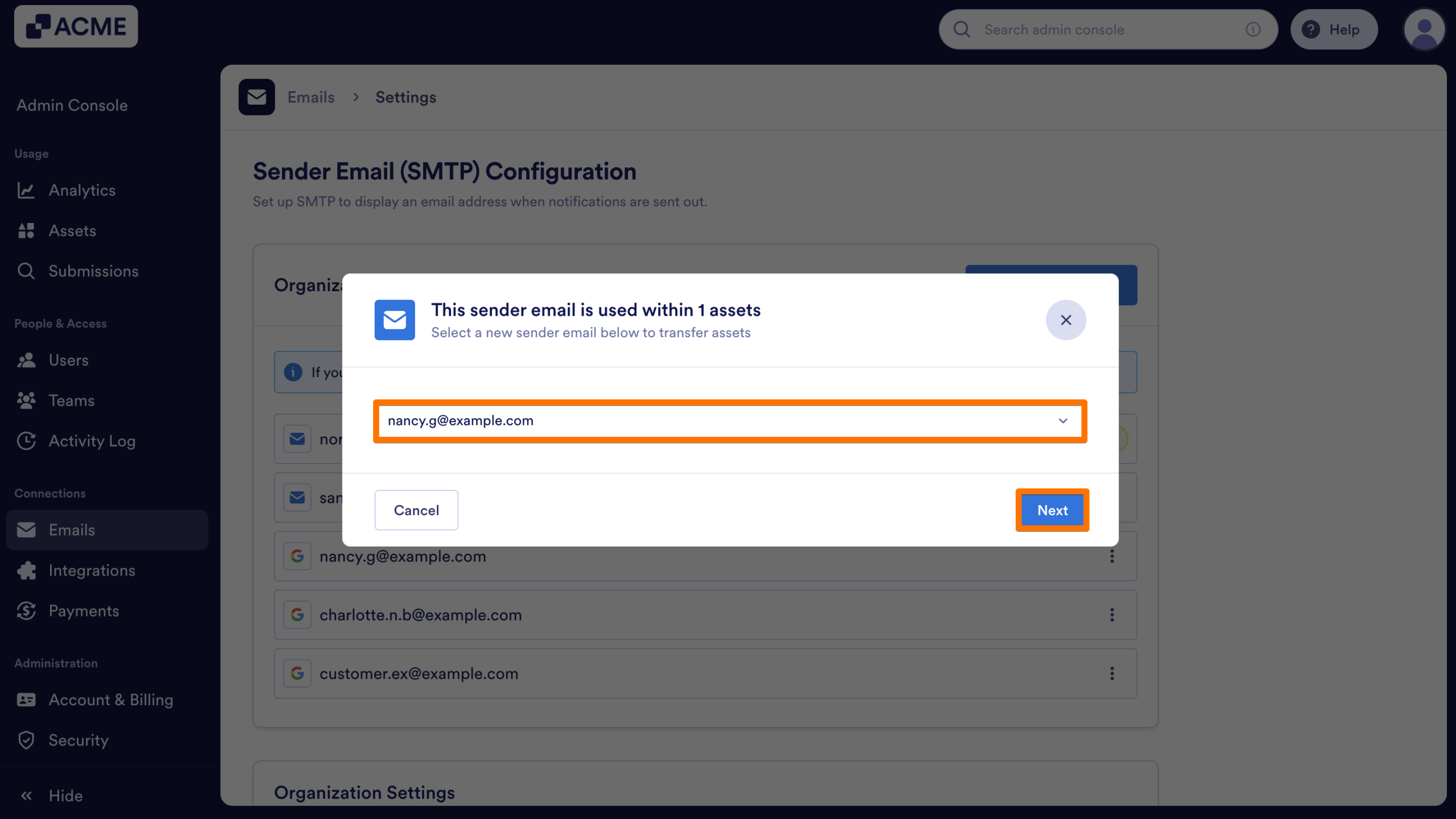 How to Manage Sender Email Addresses in Your Organization from the Admin Console Image-17