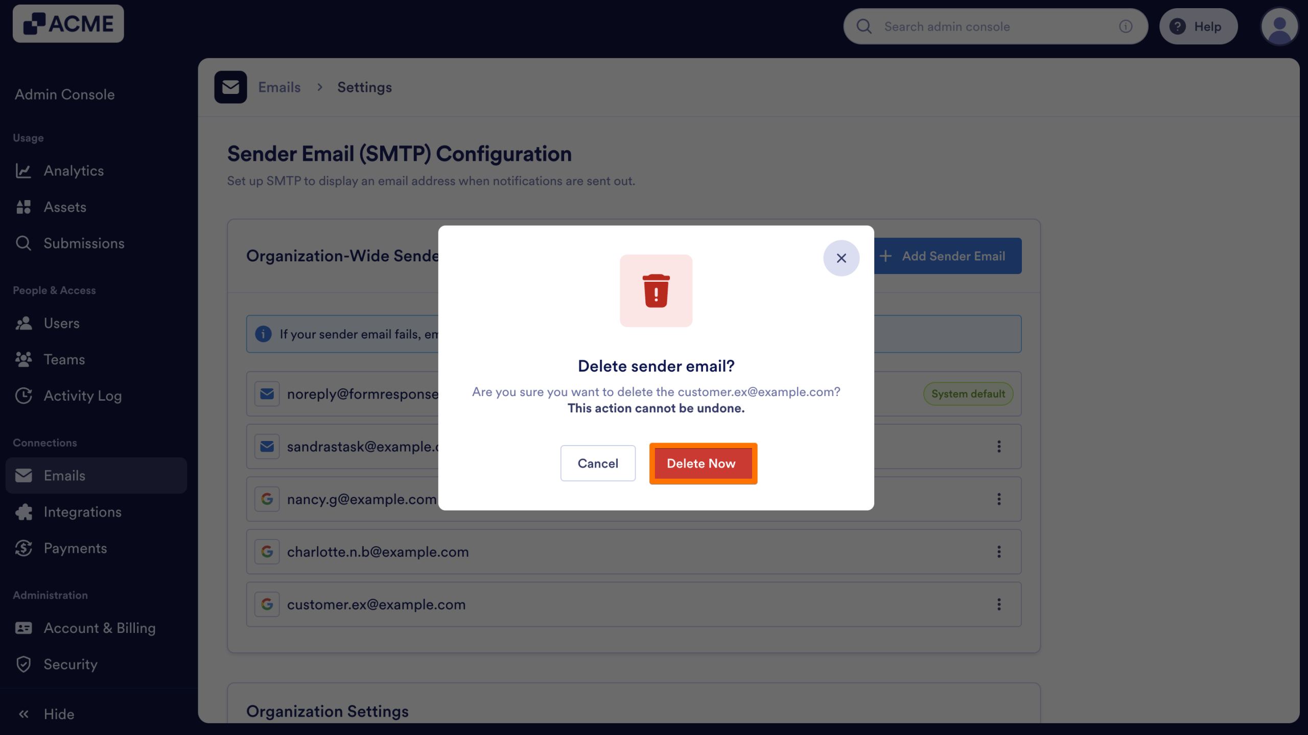 How to Manage Sender Email Addresses in Your Organization from the Admin Console Image-18