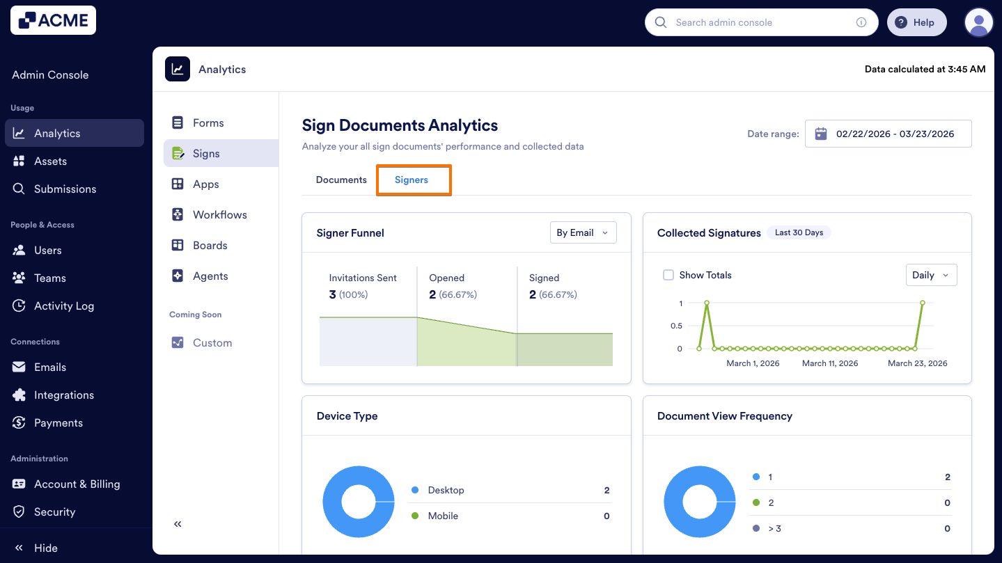 How to Analyze Sign Documents Usage in your Organization from the Admin Console Image-15