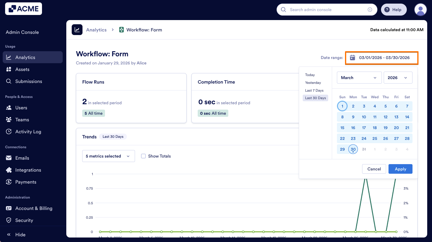 How to Analyze Workflow Usage in your Organization from the Admin Console Image-16