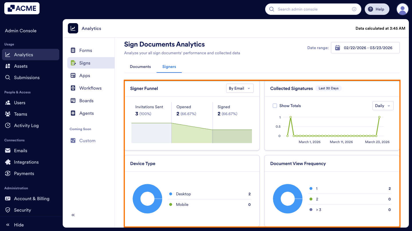 How to Analyze Sign Documents Usage in your Organization from the Admin Console Image-16