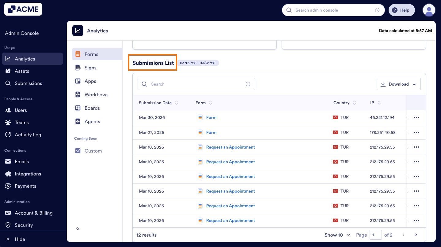 How to Analyze Forms Usage in your Organization from the Admin Console Image-17