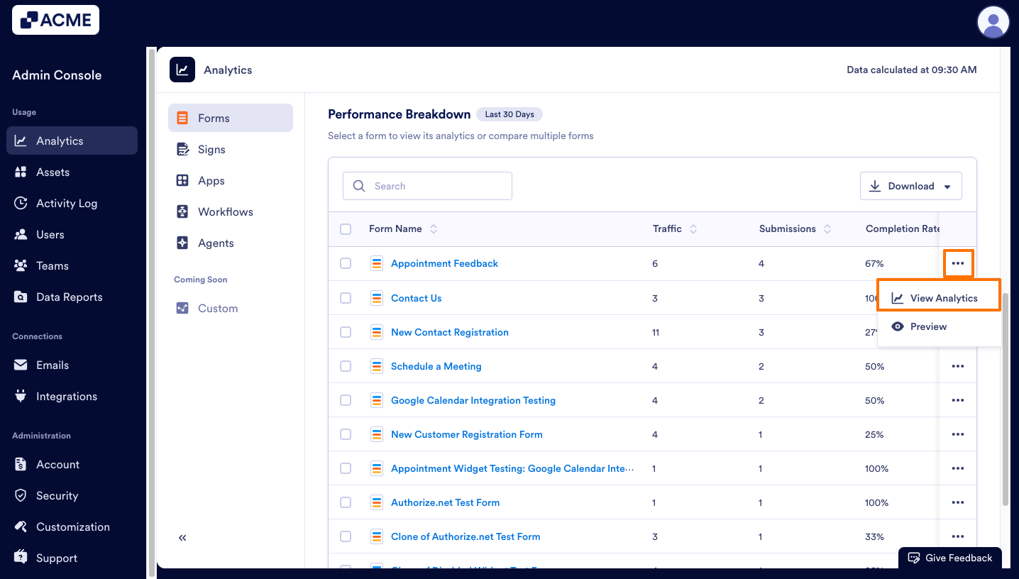How to Analyze Forms Usage in your Organization from the Admin Console Image-26