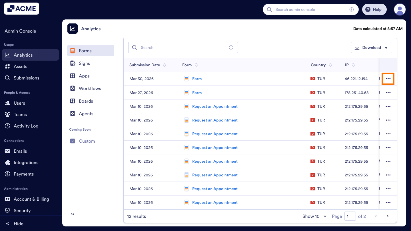 How to Analyze Forms Usage in your Organization from the Admin Console Image-20
