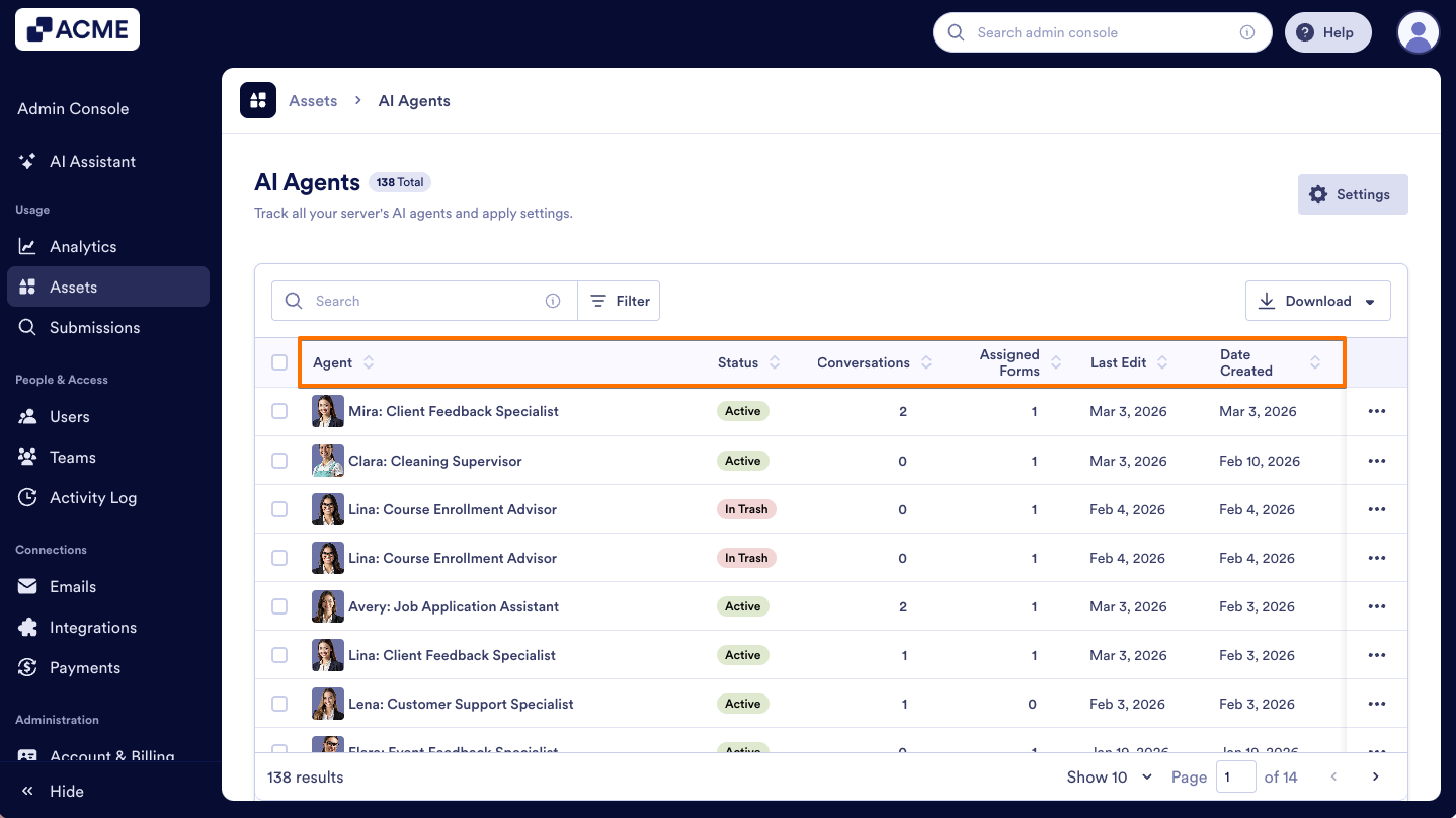 How to View and Manage Agents Usage in Your Organization from the Admin Console Image-17