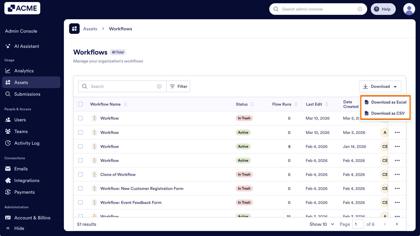 How to View and Manage Workflow Usage in Your Organization from the Admin Console Image-16
