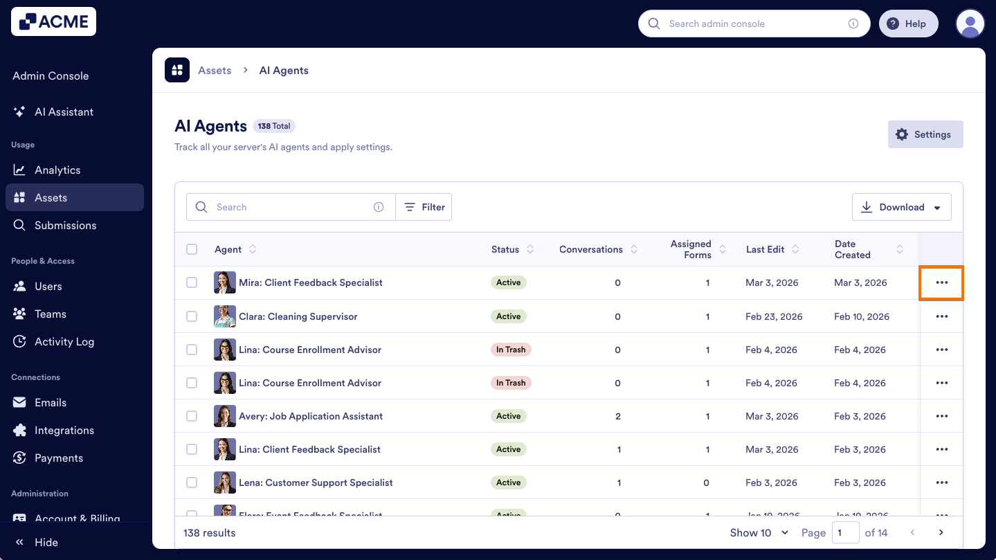 How to Enable or Disable Individual Agents in Your Organization from the Admin Console Image-2
